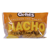 Gehls Tortilla Chips with Paper Tray - 3 oz. bag, 36 per case