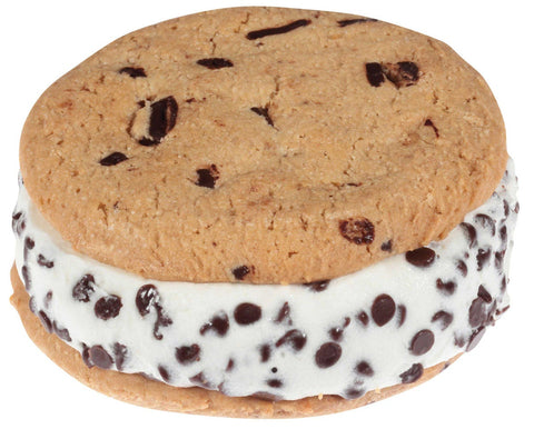 Blue Bunny Chips Galore Vanilla and Chocolate Chip Cookie Ice Cream Sandwich, 4.5 Fluid Ounce -- 24 per case