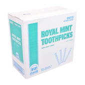 Royal Individual Cello Wrapped Mint Toothpicks, 1000 count per pack -- 15 per case