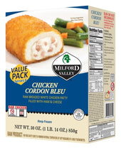 Milford Valley Farms Chicken Cordon Bleu, 30 Ounce -- 6 per case.