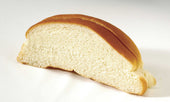 European Bakers Top Sliced New England Frank Bun, 6 inch -- 96 per case.