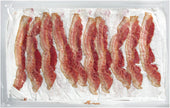 Covered Wagon Extra Thin Fully Cooked Bacon, 1.25 Pound -- 2 per case.