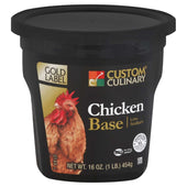 Custom Culinary Gold Label Chicken Base, 1 Pound -- 6 per case.