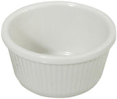 Winco White Fluted Ramekin, 4 Ounce -- 12 per case
