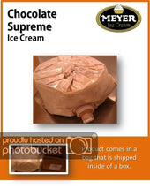 Eros 10 Percent Chocolate Supreme Soft Serve Ice Cream, 2.33 Gallon.