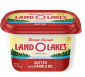 Land O Lakes Butter with Canola Oil, 15 Ounce Tub -- 12 per case