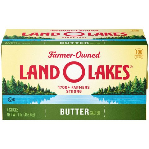 Land O Lakes Salted Butter, 1 Pound -- 36 per case