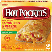 Nestle Hot Pockets Bacon, Egg and Cheese Sandwich, 9 Ounce -- 8 per case.
