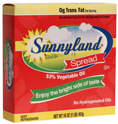 Ventura Sunnyland European Butter Blend 53 Percent Vegetable Oil Spread, 1 Pound -- 30 per case