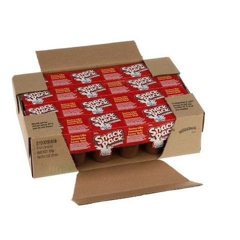 Snack Pack Chocolate Pudding, 3.5 Ounce - 4 count per pack -- 12 packs per case