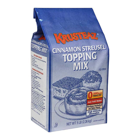 Continental Mills Krusteaz Streusel Topping Mix, 5 Pound -- 6 per case.
