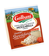 Galbani Whole Milk Low Moisture Mozzarella Cheese, 16 Ounce -- 12 per case