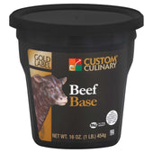 Custom Culinary Gold Label Beef Base, 1 Pound -- 6 per case.