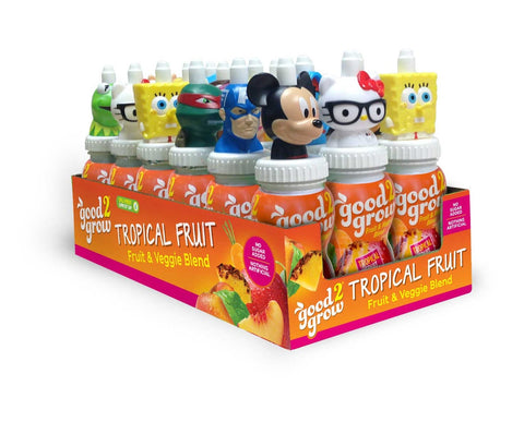 Good2grow Tropical Fruit and Veggie Blend, 6 Fluid Ounce -- 12 per case.