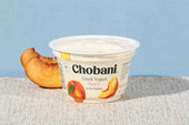 Chobani Non Fat Peach Greek Yogurt, 5.3 Ounce -- 12 per case