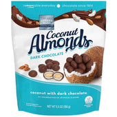 Edward Marc Coconut Almonds in Dark Chocolate, 5.5 Ounce -- 10 per case