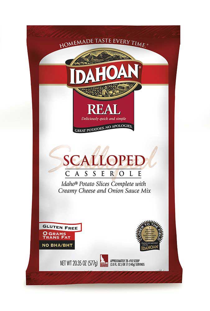 Idahoan Real Scalloped Potato Casserole, 20.35 Ounce 12 per case
