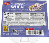 Post Blueberry Shredded Wheat Cereal, 1 Ounce -- 96 per case.