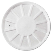 Dart Expanded Polystyrene White Vented Foam Lid Only - 50 per pack -- 10 packs per case