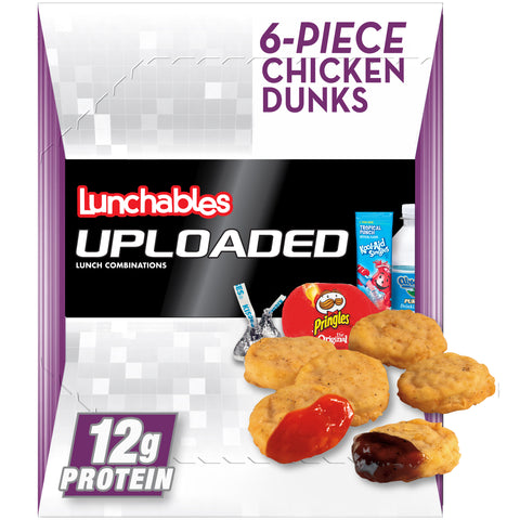 Lunchable Single Serve Chicken Nuggets with Barbeque Sauce Convenience Meal, 15.6 Ounce -- 6 per case.