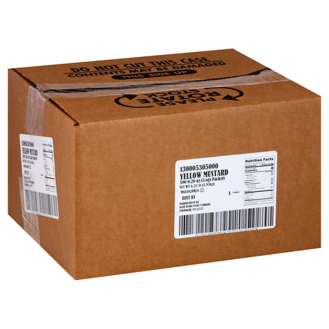 Heinz Single Serve Mild Mustard, 0.2 Ounce -- 500 per case