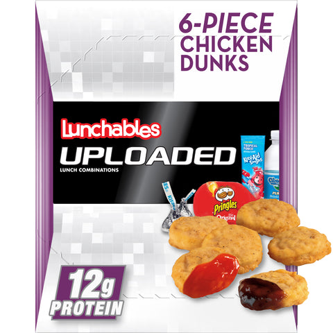 Lunchable Single Serve Chicken Nuggets with Barbeque Sauce Convenience Meal, 15.6 Ounce -- 6 per case.