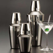 American MetalCraft SHAKER BAR COCKTAIL 3 PIECE 28 OZ