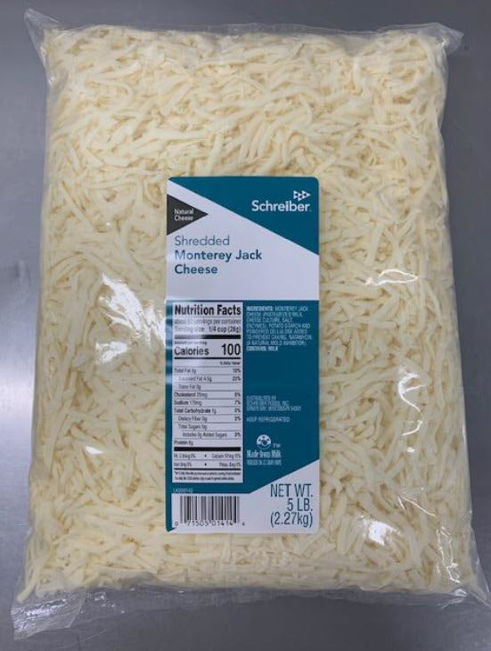 Schreiber CHEESE MONTEREY JACK SHRED FEATHER Food Service Rewards