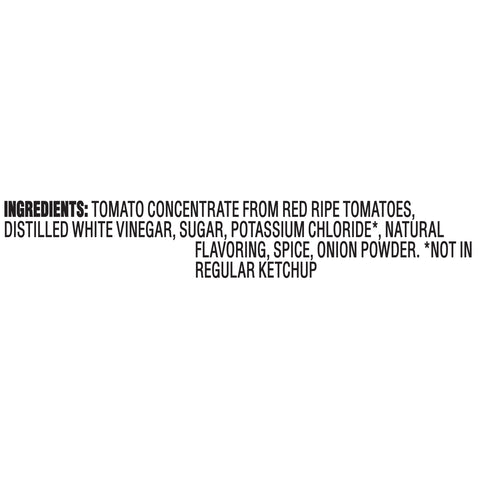 Heinz® KETCHUP NO SALT ADDED