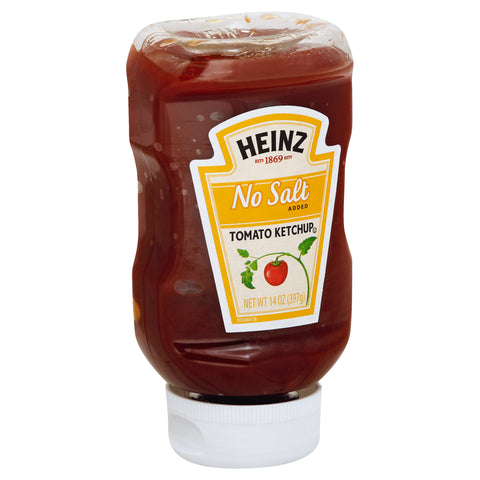 Heinz® KETCHUP NO SALT ADDED