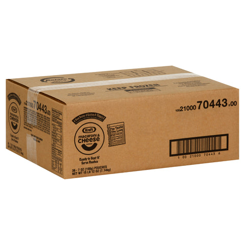 Kraft Frozen Entree Macaroni and Cheese, 7 Ounce -- 36 per case.