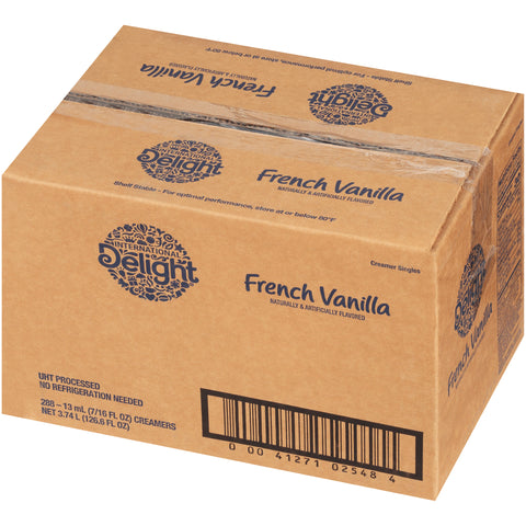 International Delight CREAMER LIQUID NON DAIRY FRENCH VANILLA SINGLE SERVE CUP
