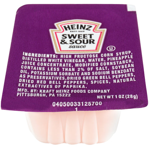 Heinz Sweet N Sour Sauce, 1 Ounce -- 100 per case.