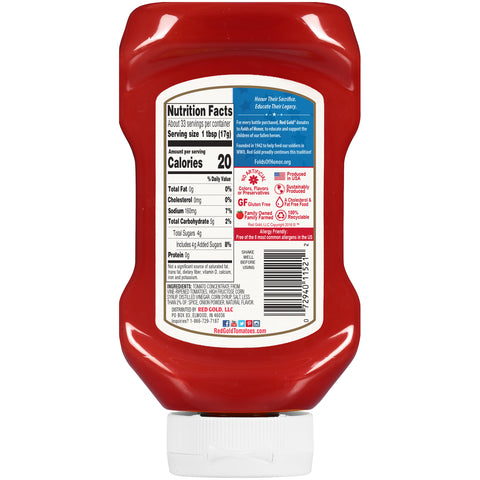 Red Gold KETCHUP GOURMET TABLE SQUEEZE BOTTLE