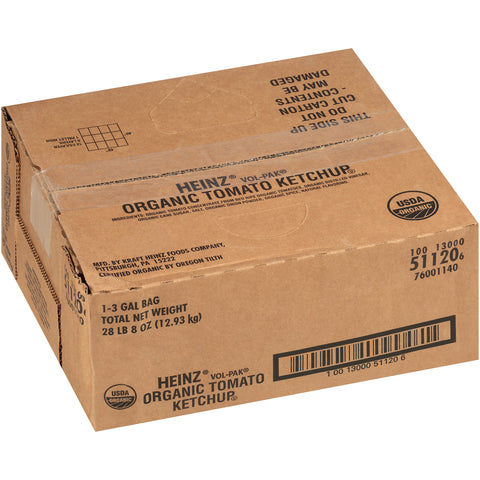 Heinz® KETCHUP VOL-PAK ORGANIC 511200/76001140