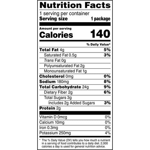 Chip Potato Crisps Regular Large Single Serve Sensible