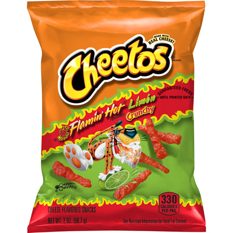 Cheetos® SNACK CHEESE CRUNCHY HOT LIMON LARGE SINGLE SERVE
