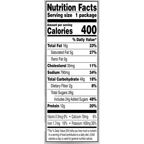Lunchable Single Serve Chicken Nuggets with Barbeque Sauce Convenience Meal, 15.6 Ounce -- 6 per case.