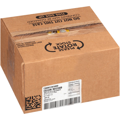 Heinz Single Serve Mild Mustard, 0.2 Ounce -- 500 per case