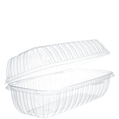 Container Ops Clear Hinged Lid Showtime Hoagie 9-7/8x5-1/8x3.5