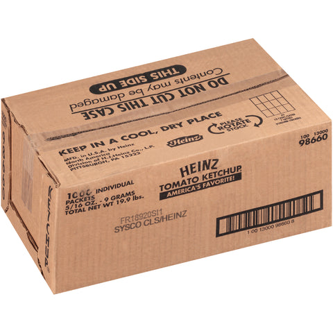 Sysco Classic KETCHUP SINGLE SERVE PACKET (SYS/HNZ) 986600/78000112