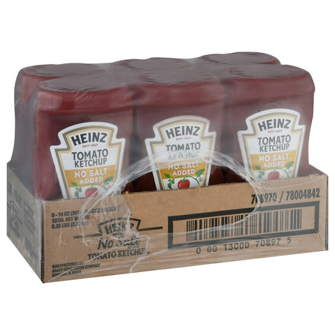 Heinz® KETCHUP NO SALT ADDED