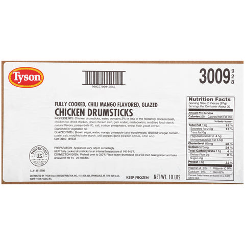 Chicken Drumstick Chili Mango Flavored Glazed Fc 3009-0928