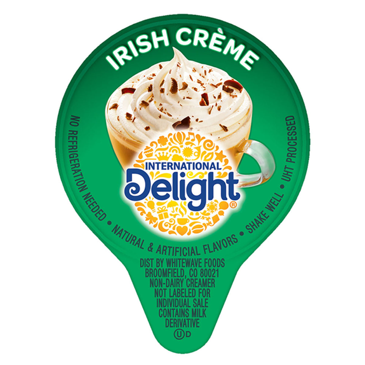 Creamer Liquid Non Dairy Irish Cream Single Serve Aseptic Cup Food