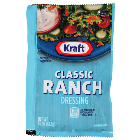 Kraft Dressing Ranch, 1.5 Ounce -- 60 Count