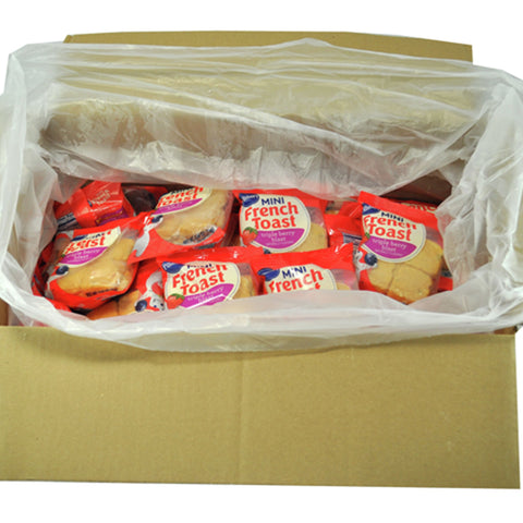 Pillsbury Triple Berry Burst Mini French Toast, 2.64 Ounce -- 72 per case.