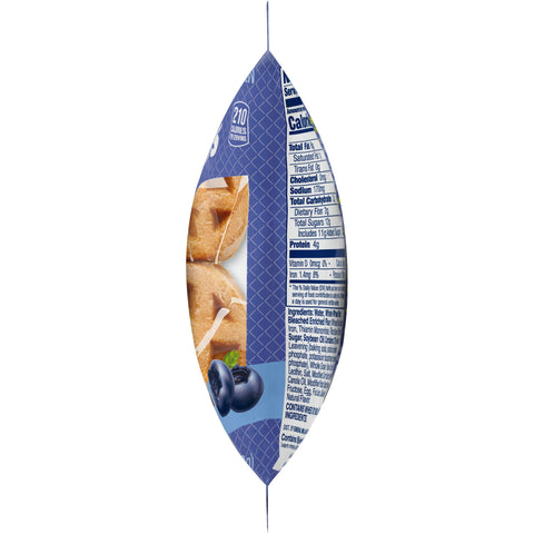 Pillsbury Blueberry Bash Mini Waffles, 2.47 Ounce -- 72 per case.