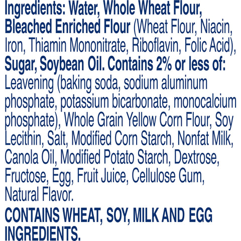 Pillsbury Blueberry Bash Mini Waffles, 2.47 Ounce -- 72 per case.