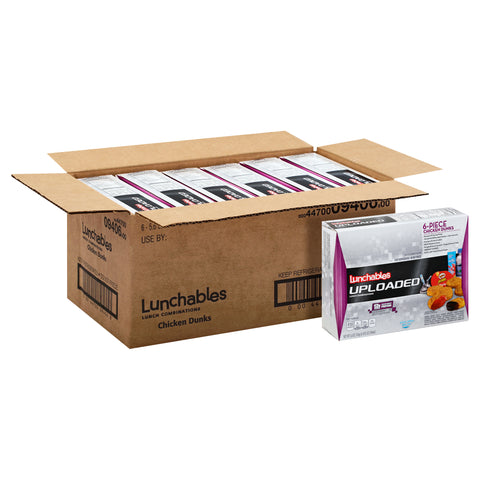 Lunchable Single Serve Chicken Nuggets with Barbeque Sauce Convenience Meal, 15.6 Ounce -- 6 per case.