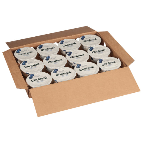 Chobani Blueberry Greek Yogurt, 4 Ounce -- 12 per case.